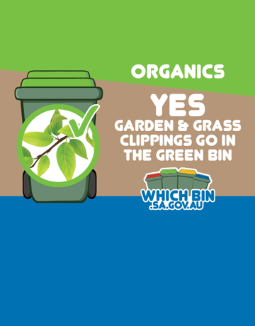 If it grows in your garden, it goes in the green bin.